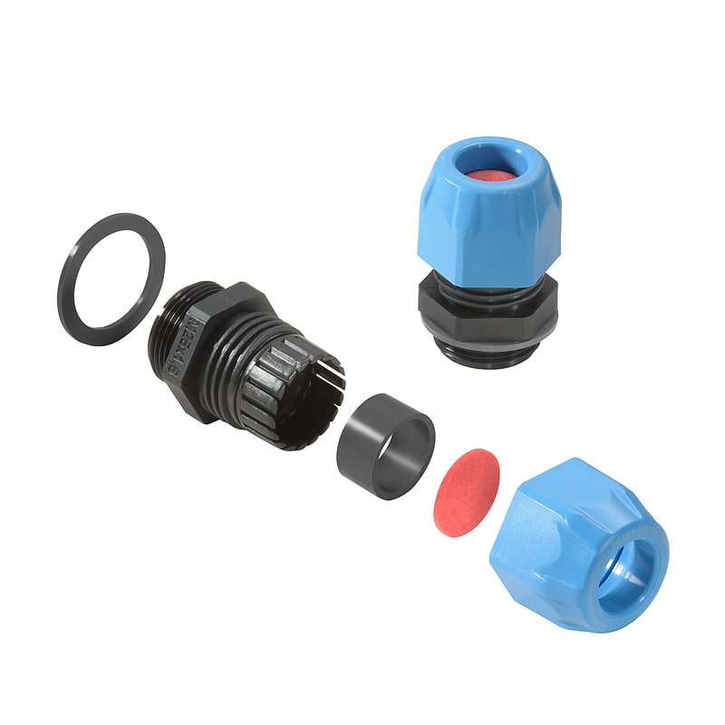 WEIDMULLER - Pressacavo Ex (plastica), VG Exi 7J (pressacavo in plastica Ex 7J Exi), diritto, M 25, 10 mm, OD min. 14 - OD max. 18 mm, IP54, IP66, IP67, IP68 - 5 b