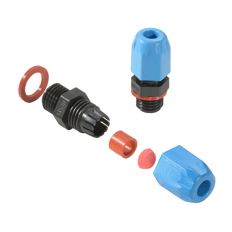 WEIDMULLER - Pressacavo Ex (plastica), VG Exi 7J (pressacavo in plastica Ex 7J Exi), diritto, M 12, 10 mm, OD min. 4 - OD max. 6.5 mm, IP54, IP66, IP67, IP68 - 5 b