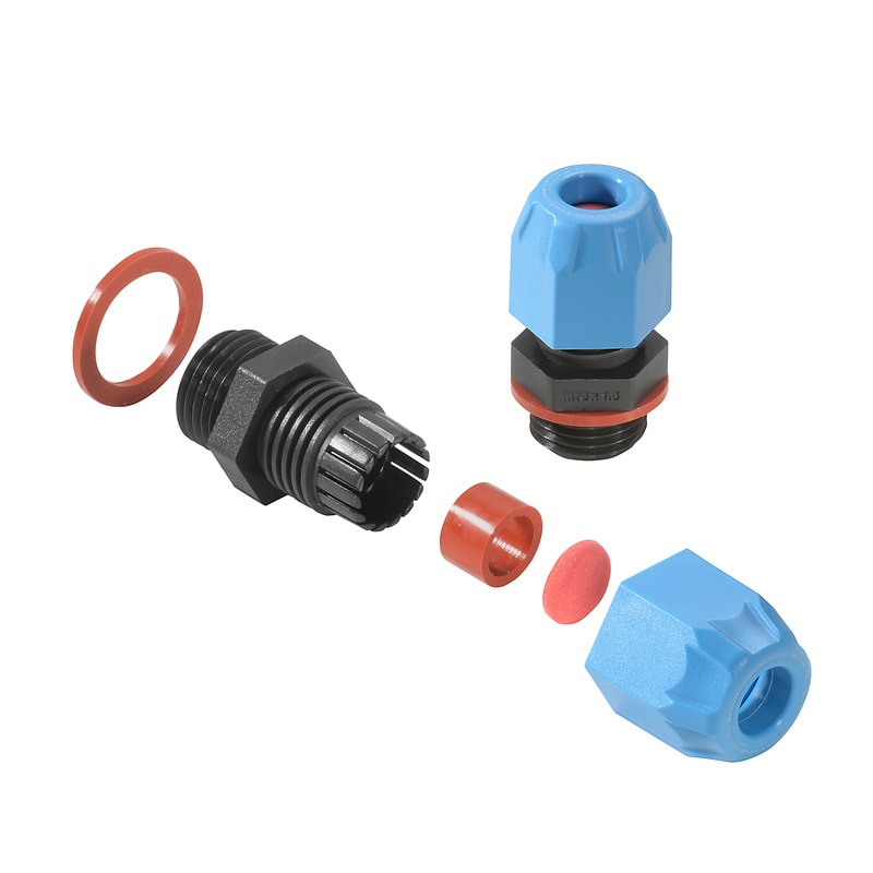 WEIDMULLER - Pressacavo Ex (plastica), VG Exi 7J (pressacavo in plastica Ex 7J Exi), diritto, M 16, 10 mm, OD min. 6 - OD max. 10 mm, IP54, IP66, IP67, IP68 - 5 ba