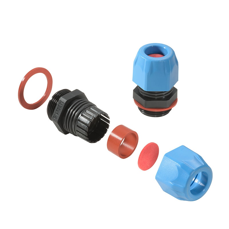 WEIDMULLER - Pressacavo Ex (plastica), VG Exi 7J (pressacavo in plastica Ex 7J Exi), diritto, M 25, 10 mm, OD min. 14 - OD max. 18 mm, IP54, IP66, IP67, IP68 - 5 b