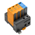 WEIDMULLER - Scaricatore di sovratensione AC combinato (Tipo 1+2), Tensione di rete: 230 V / 400 V, Rete a bassa tensione: TN-C-S, TN-S, TT, IT con N, IT senza N,