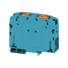 WEIDMULLER - Morsettiera passante, PUSH IN, blu, 150 mm², 309 A, 1000 V, Numero di collegamenti: 2