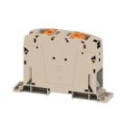 WEIDMULLER - Morsettiera passante, PUSH IN, Beige scuro, 150 mm², 309 A, 1000 V, Numero di collegamenti: 2