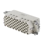 WEIDMULLER - Inserto di contatto (Connettori a innesto industriali), Femmina, 500 V, 16 A, Numero di poli: 64, Collegamento a crimpare, Dimensioni di installazione