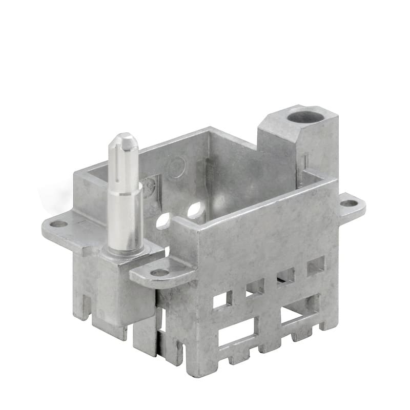 WEIDMULLER - Telaio per connettori industriali, Serie: ModuPlug, Dimensioni di installazione: 3, Numero di slot: 2, Pressofusione di zinco