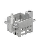WEIDMULLER - Telaio per connettori industriali, Serie: ModuPlug, Dimensioni di installazione: 3, Numero di slot: 2, Pressofusione di zinco
