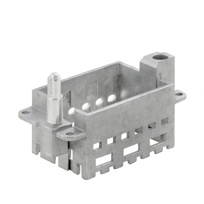 WEIDMULLER - Telaio per connettori industriali, Serie: ModuPlug, Dimensioni di installazione: 4, Numero di slot: 3, Pressofusione di zinco