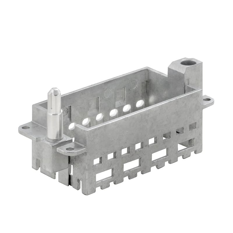 WEIDMULLER - Telaio per connettori industriali, Serie: ModuPlug, Dimensioni di installazione: 6, Numero di slot: 4, Pressofusione di zinco
