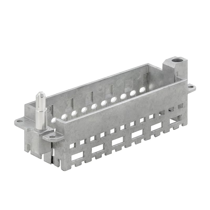 WEIDMULLER - Telaio per connettori industriali, Serie: ModuPlug, Dimensioni di installazione: 8, Numero di slot: 6, Pressofusione di zinco