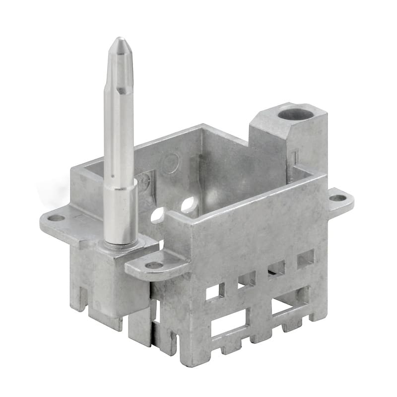 WEIDMULLER - Telaio per connettori industriali, Serie: ModuPlug, Dimensioni di installazione: 3, Numero di slot: 2, Pressofusione di zinco