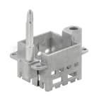 WEIDMULLER - Telaio per connettori industriali, Serie: ModuPlug, Dimensioni di installazione: 3, Numero di slot: 2, Pressofusione di zinco