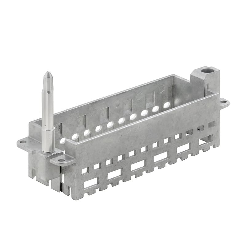 WEIDMULLER - Telaio per connettori industriali, Serie: ModuPlug, Dimensioni di installazione: 8, Numero di slot: 6, Pressofusione di zinco