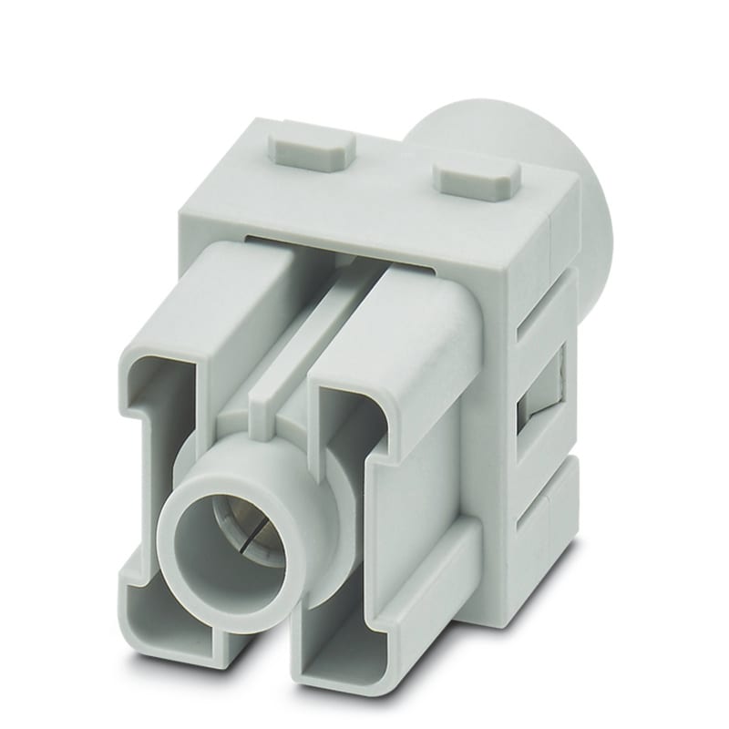 WEIDMULLER - Inserto modulo per connettori industriali (potenza/segnale), 1000 V, 200 A, Numero di poli: 1, Collegamento a vite assiale, Femmina, Slot a innesto ne