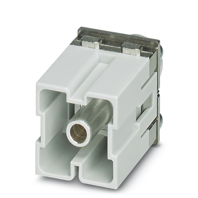 WEIDMULLER - Inserto modulo per connettori industriali (potenza/segnale), 1000 V, 200 A, Numero di poli: 1, Collegamento a vite assiale, Maschio, Slot a innesto ne