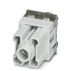 WEIDMULLER - Inserto modulo per connettori industriali (potenza/segnale), 1000 V, 200 A, Numero di poli: 1, Collegamento a vite assiale, Femmina, Slot a innesto ne