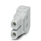 WEIDMULLER - Inserto modulo per connettori industriali (potenza/segnale), 690 V, 40 A, Numero di poli: 2, Collegamento a vite assiale, Femmina, Slot a innesto nece