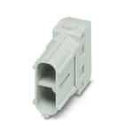 WEIDMULLER - Inserto modulo per connettori industriali (potenza/segnale), 830 V, 40 A, Numero di poli: 2, Collegamento a crimpare, Maschio, Slot a innesto necessar