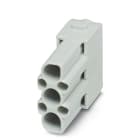 WEIDMULLER - Inserto modulo per connettori industriali (potenza/segnale), 500 V, 40 A, Numero di poli: 7, Collegamento a crimpare, Maschio, Slot a innesto necessar