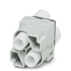 WEIDMULLER - Inserto modulo per connettori industriali (potenza/segnale), 2900 V, 16 A, Numero di poli: 2, Collegamento a crimpare, Maschio, Slot a innesto necessa