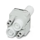 WEIDMULLER - Inserto modulo per connettori industriali (potenza/segnale), 2900 V, 16 A, Numero di poli: 2, Collegamento a crimpare, Femmina, Slot a innesto necessa