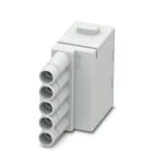 WEIDMULLER - Inserto modulo per connettori industriali (potenza/segnale), 230 V, 16 A, Numero di poli: 5, PUSH IN con attuatore, Femmina, Slot a innesto necessari: