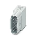 WEIDMULLER - Inserto modulo per connettori industriali (potenza/segnale), 250 V, 10 A, Numero di poli: 12, PUSH IN con attuatore, Maschio, Slot a innesto necessari