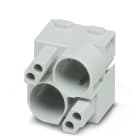 WEIDMULLER - Inserto modulo per connettori industriali (potenza/segnale), 50 V, 10 A, Numero di poli: 2, Collegamento a crimpare, Femmina, Slot a innesto necessari