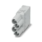 WEIDMULLER - Inserto modulo per connettori industriali (potenza/segnale), 830 V, 40 A, Numero di poli: 4, PUSH IN con attuatore, Maschio, Slot a innesto necessari: