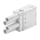 WEIDMULLER - Inserto modulo per connettori industriali (potenza/segnale), 830 V, 40 A, Numero di poli: 4, PUSH IN con attuatore, Femmina, Slot a innesto necessari: