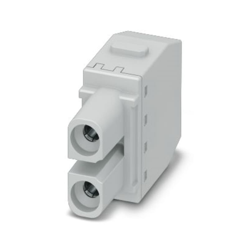 WEIDMULLER - Inserto modulo per connettori industriali (potenza/segnale), 690 V, 40 A, Numero di poli: 2, PUSH IN con attuatore, Femmina, Slot a innesto necessari: