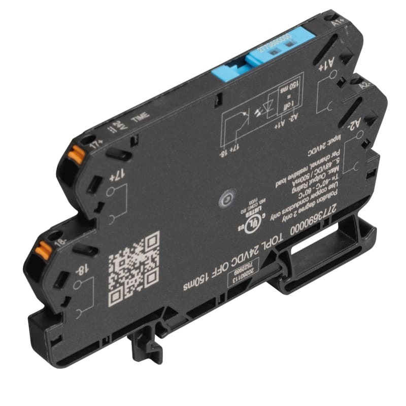 WEIDMULLER - Temporizzatori, 24 V DC ±10 %, 1 contatto NA (Transistor bipolare), 500 mA, PUSH IN