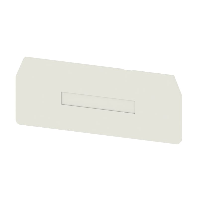 WEIDMULLER - Piastra terminale per morsetti, grigio, Posizione verticale: 90 mm, Larghezza: 2 mm, V-0, Wemid, bloccabile: Sì
