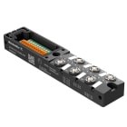 WEIDMULLER - Ripartitore passivo sensore-attuatore (senza cavo), Parte inferiore del ripartitore a calotta, M8, 30 V, LED: Sì, LED sensore: Sì, Tipo di cablaggio: