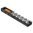 WEIDMULLER - Ripartitore passivo sensore-attuatore (senza cavo), Parte inferiore del ripartitore a calotta, M8, 30 V, LED: Sì, LED sensore: Sì, Tipo di cablaggio: