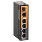 WEIDMULLER - Switch rete, unmanaged, Fast Ethernet, 5x RJ45, -40 °C...75 °C, IP40