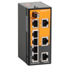 WEIDMULLER - Switch rete, unmanaged, Fast Ethernet, 8x RJ45, -40 °C...75 °C, IP40