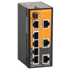 WEIDMULLER - Switch rete, unmanaged, Gigabit Ethernet, 8x RJ45, -40 °C...75 °C, IP40