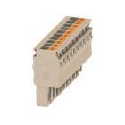 WEIDMULLER - Connettore (Morsetto), PUSH IN, 6 mm², 41 A, 800 V, Numero di collegamenti: 10, Numero di poli: 10, Larghezza: 81 mm
