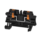 WEIDMULLER - Morsettiera passante, PUSH IN, nero, 2.5 mm², 24 A, 800 V, Numero di collegamenti: 2