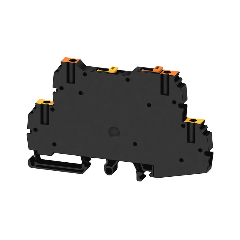 WEIDMULLER - Morsetto sezionatore di prova, Collegamento a vite, nero, 2.5 mm², 17 A, 500 V, Numero di collegamenti: 4, Numero di piani: 2