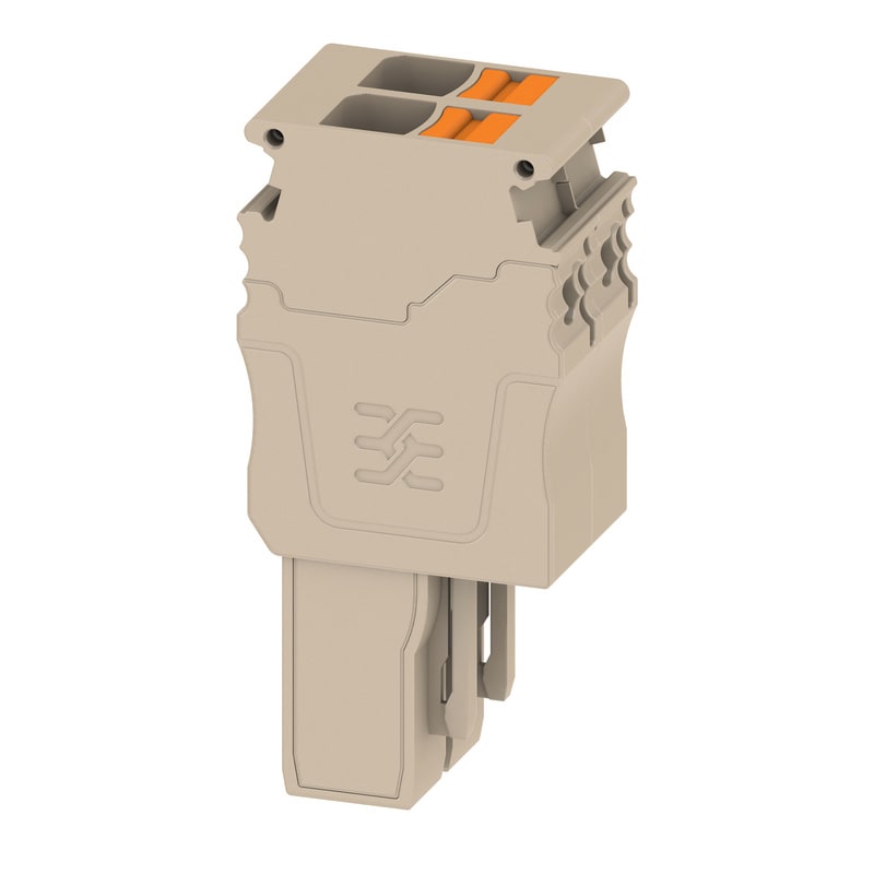 WEIDMULLER - Connettore (Morsetto), PUSH IN, 6 mm², 41 A, 800 V, Numero di collegamenti: 2, Numero di poli: 2, Larghezza: 16.2 mm