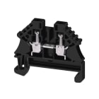 WEIDMULLER - Morsettiera passante, Collegamento a vite, nero, 2.5 mm², 24 A, 500 V, Numero di collegamenti: 2