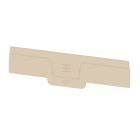 WEIDMULLER - Parete di separazione e terminale per morsetti, Beige scuro, Posizione verticale: 77.9 mm, Larghezza: 2.1 mm, V-0, Wemid
