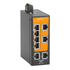 WEIDMULLER - Switch rete, unmanaged, Gigabit Ethernet, 8x RJ45, -40 °C...75 °C, IP30