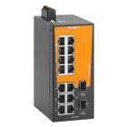 WEIDMULLER - Switch rete, unmanaged, Gigabit Ethernet, 14x RJ45, 2x 100/1000BaseSFP Slot, -40 °C...75 °C, IP30