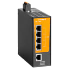 WEIDMULLER - Interruttore PoE, unmanaged PoE, Fast Ethernet, 1x RJ45, 4x RJ45 PoE++, IP30, -40 °C...75 °C