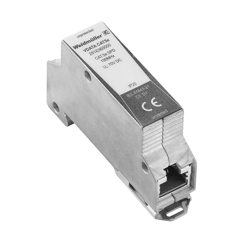 WEIDMULLER - Informazione sullo scaricatore di sovratensione, Industrial Ethernet, AC/DC, Tensione nominale (AC): , Tensione nominale (DC): 48 V