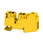 WEIDMULLER - Morsetto ripartitore di potenziale, Collegamento a vite, nero/giallo, 35 mm², 110 A, 1000 V, Numero di collegamenti: 5, Numero di piani: 1