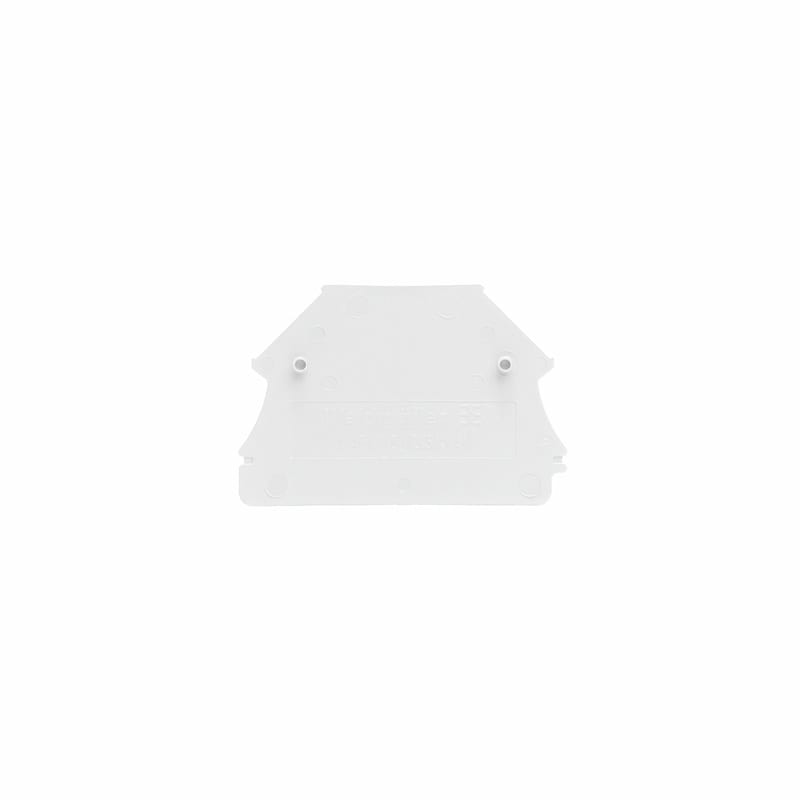 WEIDMULLER - Piastra terminale per morsetti, bianco, Posizione verticale: 44 mm, Larghezza: 1.5 mm, V-0, Wemid, bloccabile: No