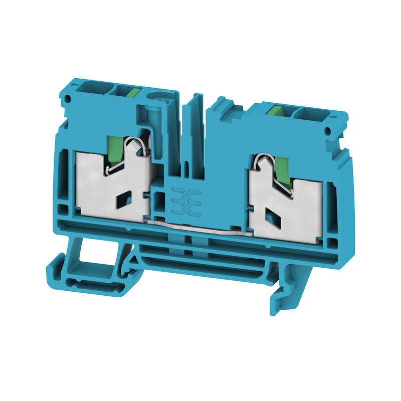WEIDMULLER - Morsettiera passante, SNAP IN, blu, 6 mm², 41 A, 1000 V, Numero di collegamenti: 2